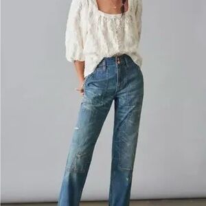 Anthropologie Pilcro Wander Distressed Jeans